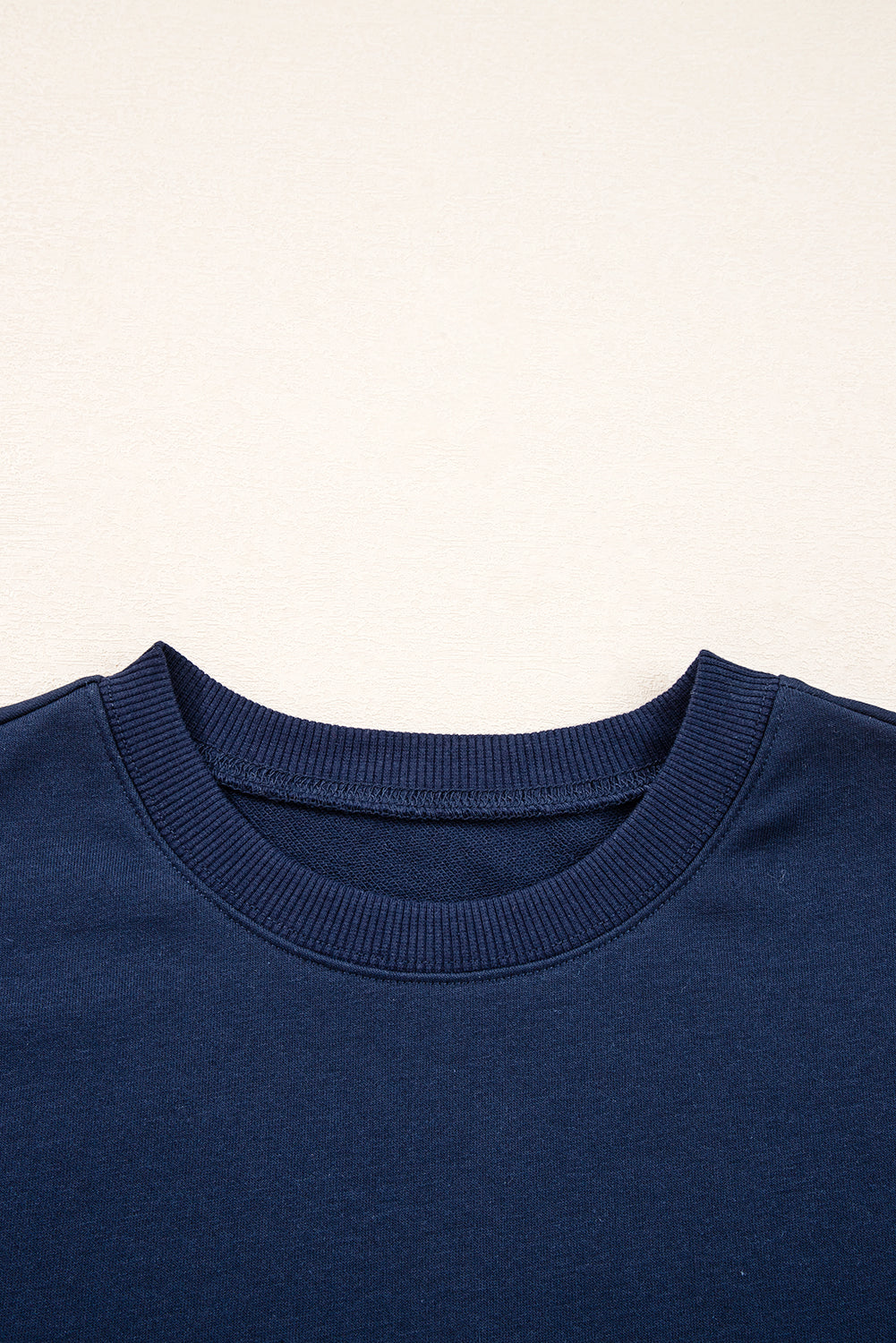 Evergreen Varsity Striped Detail Drop Shoulder Oversized Sweatshirt