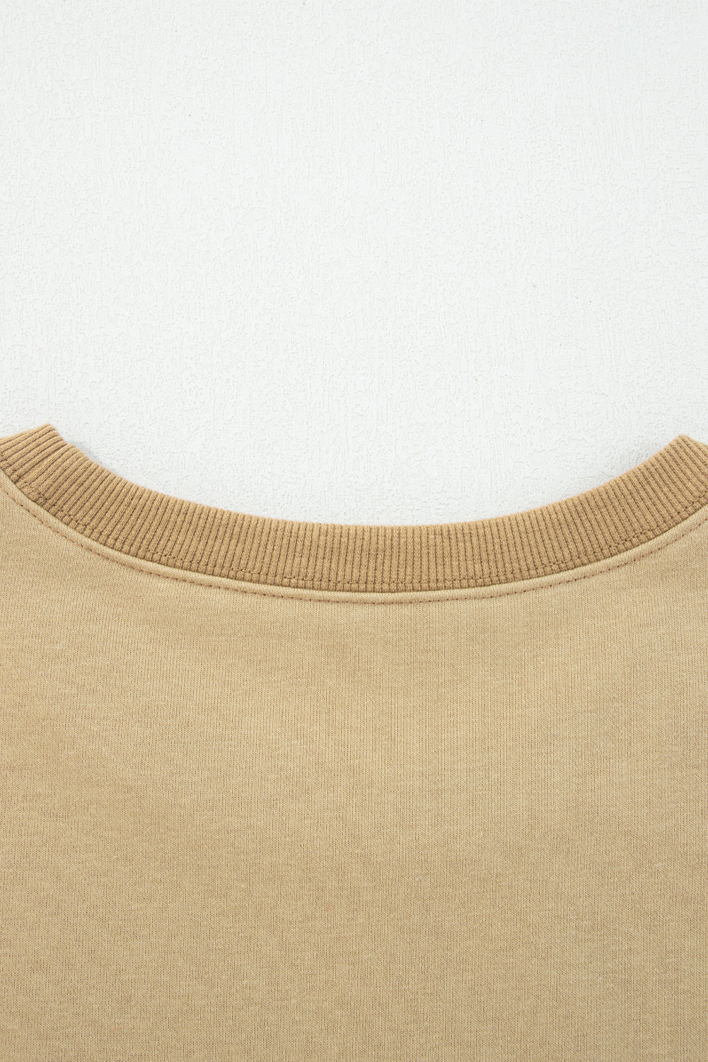 Sage Green Contrast Star Patchwork Exposed Seam Uneven Hem Drop Shoulder Sweatshirt