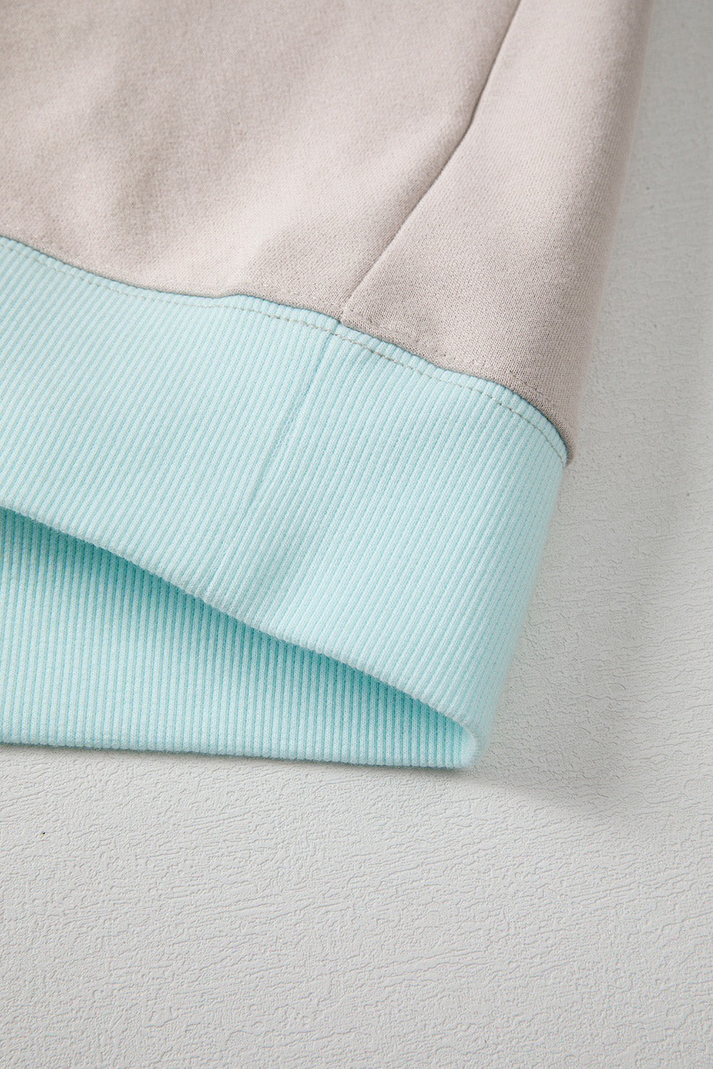 Delicacy Striped Colorblock Patchwork Drop Shoulder Sweatshirt