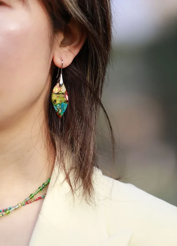 Trendy Minimalism Natural Emperor Jaspers Dangling Women Drop Earrings Ethnic Elegant Holiday Jewelry Gifts - Image 4